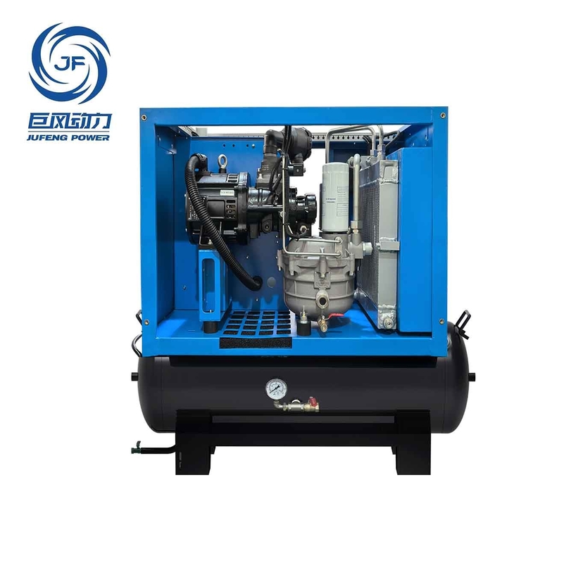 65-75 dB سطح سر و صدا یک فاز کمپرسور هوا پیچ قابل حمل با ولتاژ 110V/220V و 200-700 L/min جابجایی
